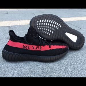 Authentic Adidas Yeezy 350 Boost V2 Black Pink